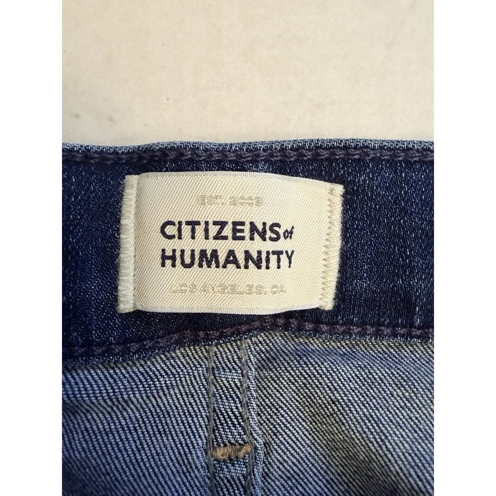 Citizens of Humanity Women's Size 28 Isola Straight Crop Style 2081-1259 Blue